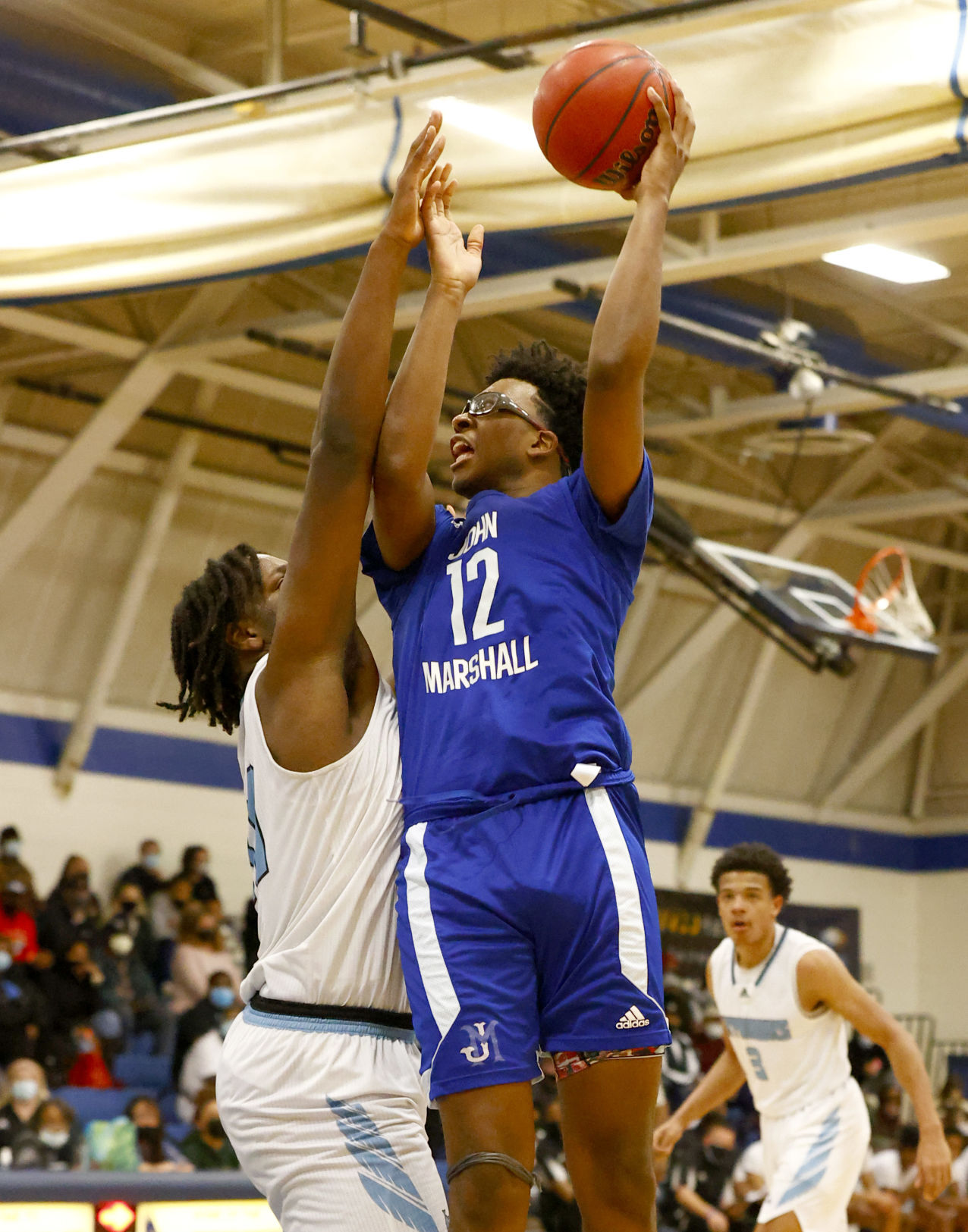 John Marshall at L.C. Bird boys basketball game